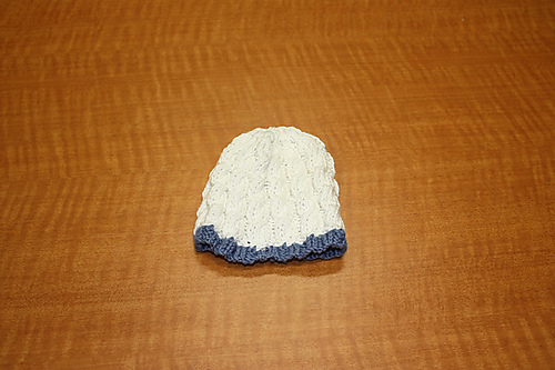 Baby Cabled Hat to go with Baby Cabled Vest