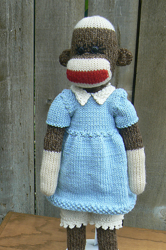 Sock Monkey Dress