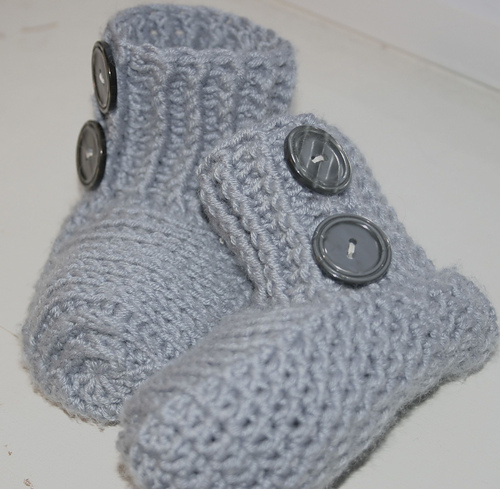 Baby Ridges Baby Booties