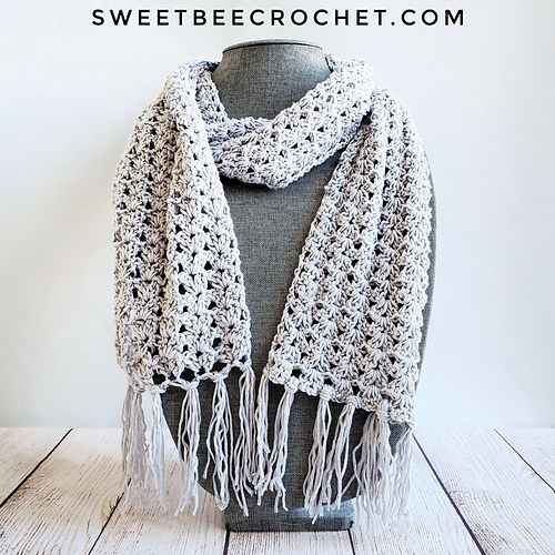Iris Bloom Scarf