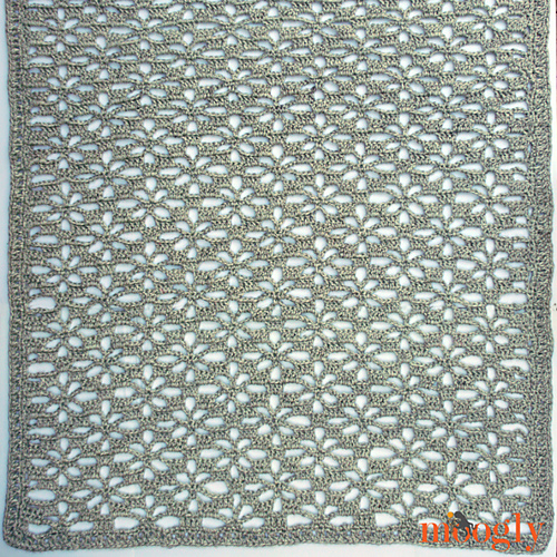 Snowflake Lace Throw