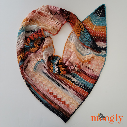 Sideways Sampler Shawl