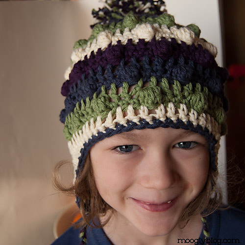 Bobble Poof Earflap Hat