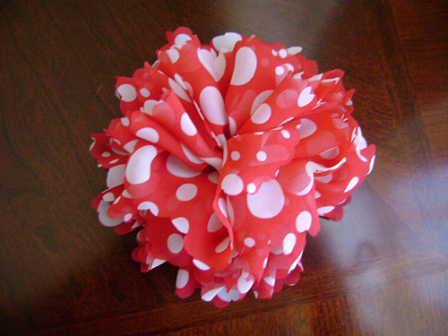 Polka Dot Corsage