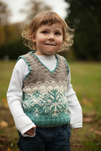 Snow Flurry Childrens Vest