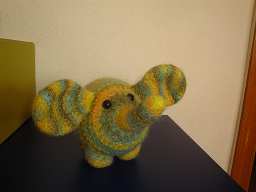 Lieli the little felted elephant
