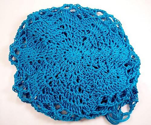 Flower-Bottom Market Bag