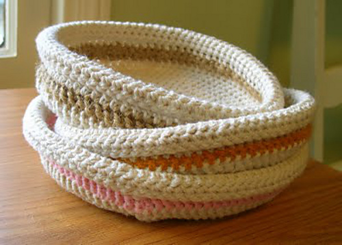 Crocheted Basket - Quick Mini Version