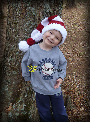 Bobble Tail Santa Hat