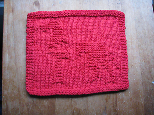 Great Dane Service Dog Washcloth