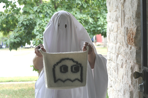Pac-Man Ghost Trick-or-Treat Bag