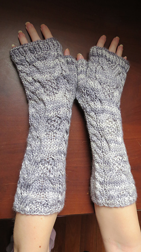 Cables & Knots Gloves & Cowl