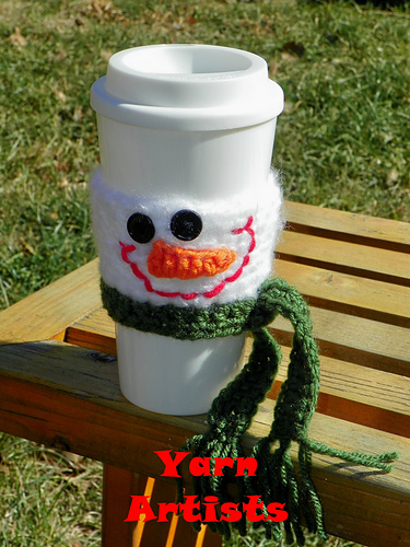 Snowman Cup Cozy