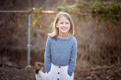 Youth Fern Cropped Sweater