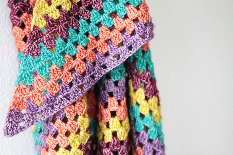 XL Granny Winter Shawl