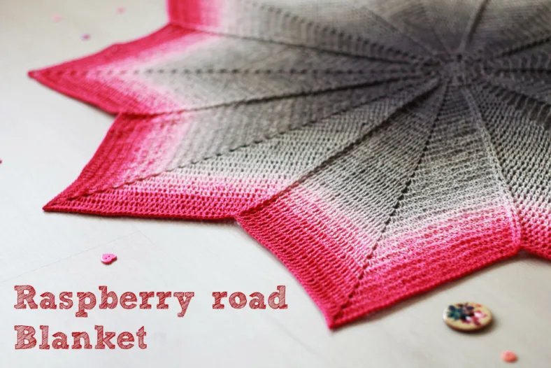 Raspberry Road Blanket