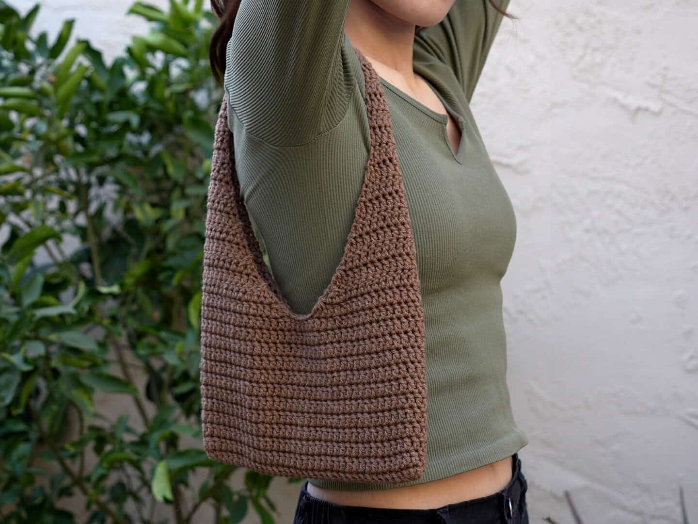 Simple Crochet Shoulder Bag