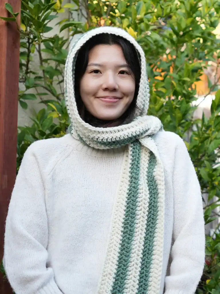 Crochet Hooded Scarf/Scoodie