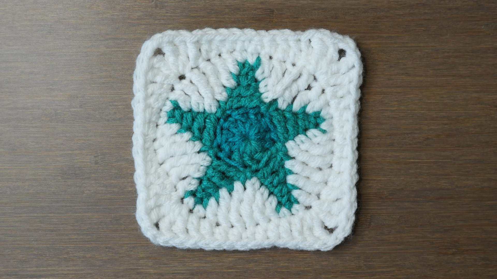 Crochet Star Granny Square