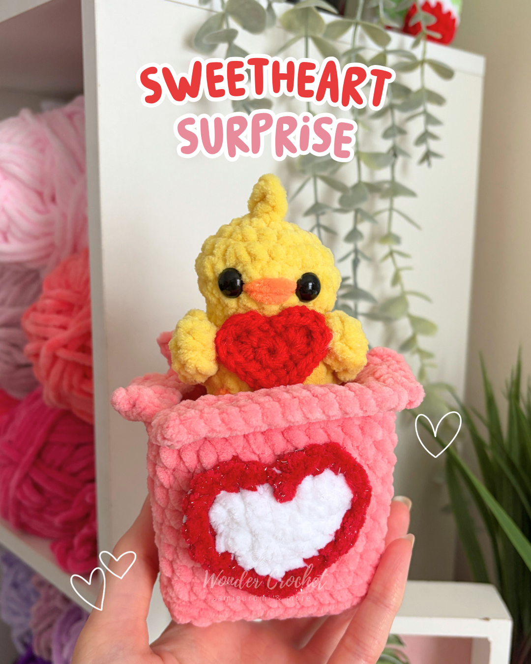 Valentine’s Day Chick Free Sweethearts Crochet Pattern