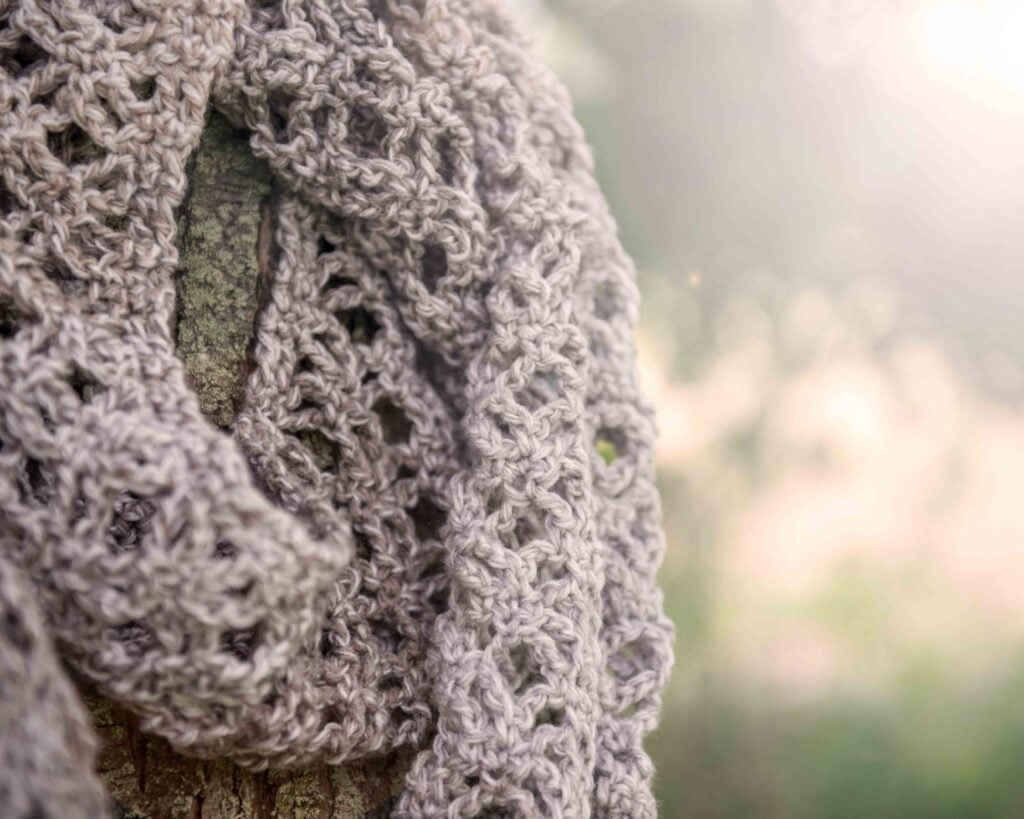 Cloudy Day Lace Scarf