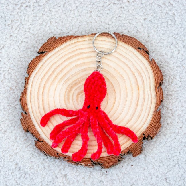Squid keychain