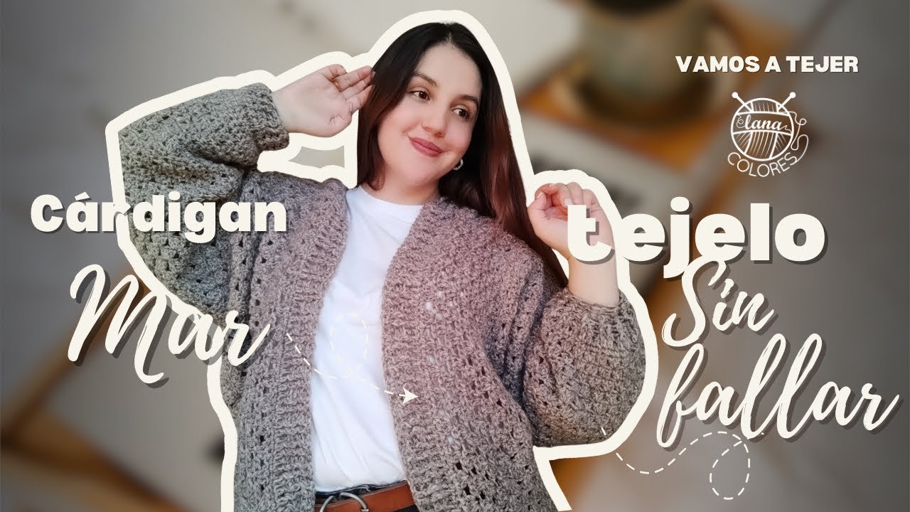TEJE ESTE CÁRDIGAN FÁCIL Y SIN ERRORES 🧶✨
