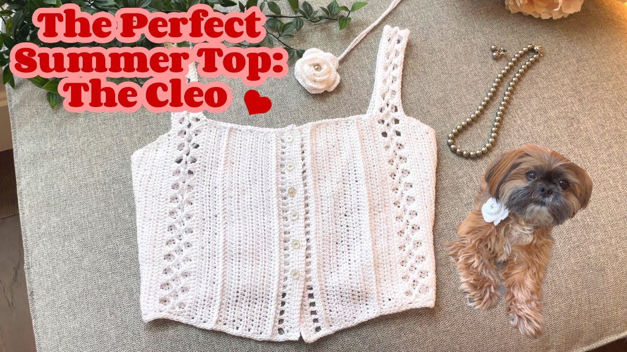 Crocheting The Perfect Lace Top for Summer: Turn Heads with The Cleo Top