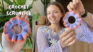 π
how to: CROCHET SCRUNCHIE | beginner friendly tutorial