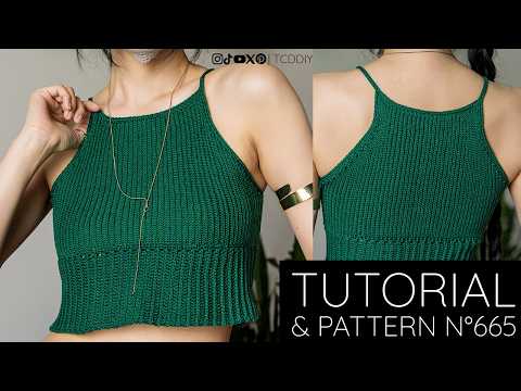 Designer Tank Top | Pattern & Tutorial #665