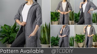 How to Crochet: Duster Cardigan | Pattern & Tutorial DIY