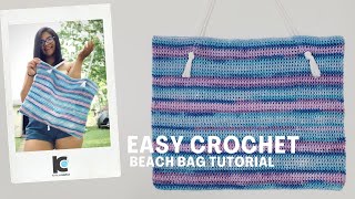 Easy Crochet Beach Bag