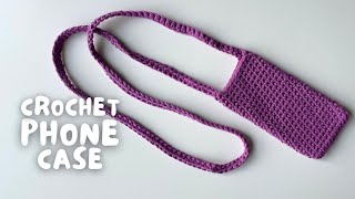 how to: CROCHET PHONE CASE ๐ easy crochet tutorial for beginners