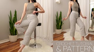 How to Crochet: Basketweave Pants | Pattern & Tutorial DIY