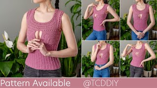 How to Crochet a Festival Tank Top | Pattern & Tutorial DIY