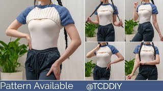 How to Crochet: Short Sleeve Shrug | Pattern & Tutorial DIY