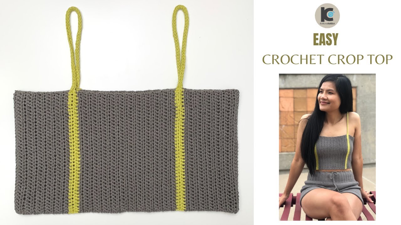 Crochet Crop Top Easy | Crochet Summer Tops for Women