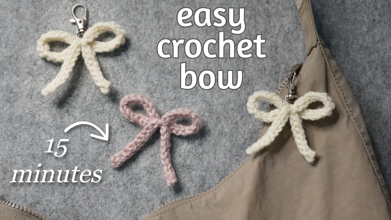 Easy Crochet Bow Tutorial for Beginners