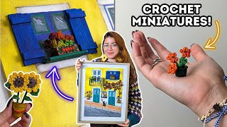 Making the coolest crochet wall decor! | Mixed Media Art | PART 2