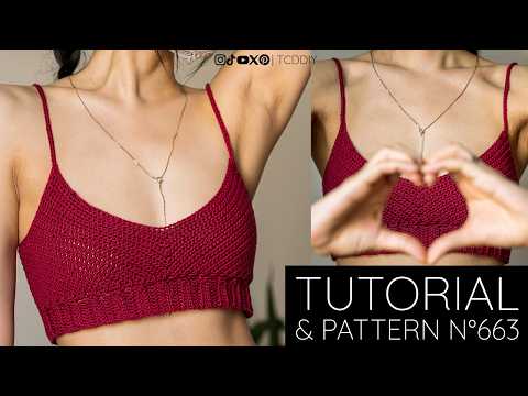Modern Bralette | Pattern & Tutorial #663