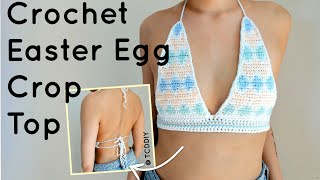 Crochet Easter Crop Top | Tutorial DIY