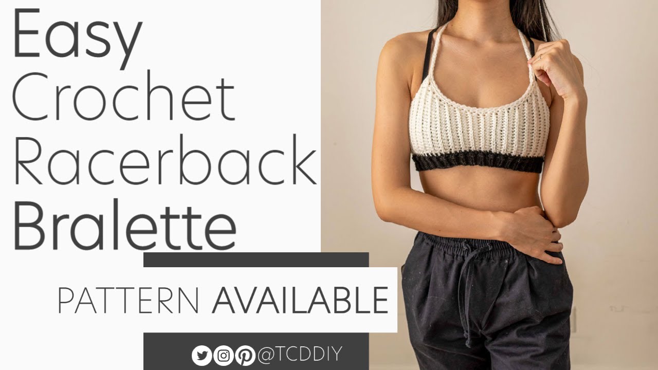 How to Crochet an EASY Bralette | Pattern & Tutorial DIY