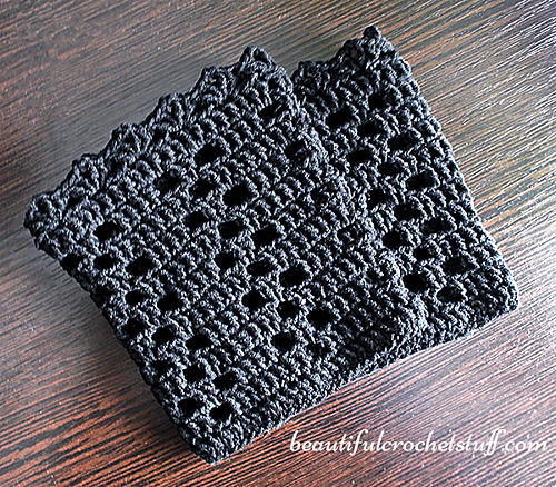 Filet Boot Cuffs