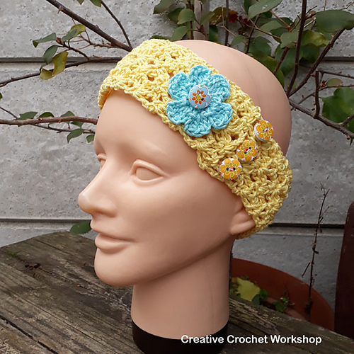 Lemon Spa Shells Headband