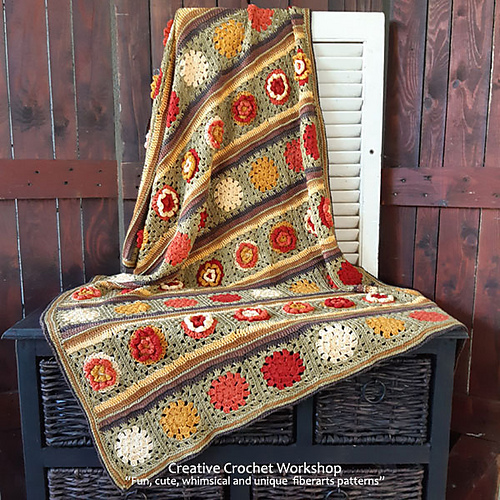 Granny Flower Throw