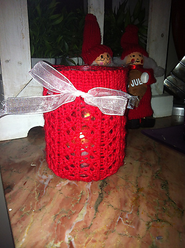 Christmas Lantern/ Candle Cozy