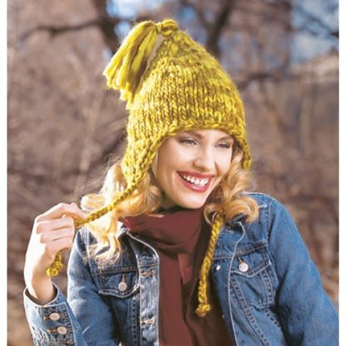 Tasseled Earflap Hat