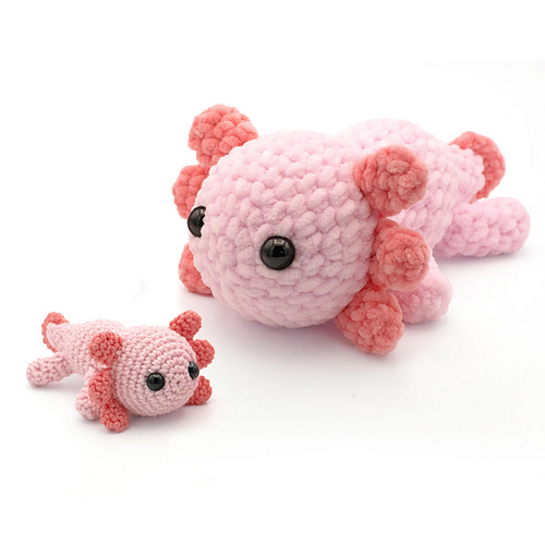 Lucy the Axolotl Amigurumi