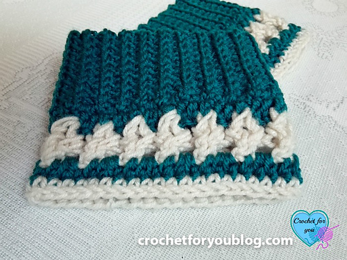 Crystal Drops Boot Cuffs