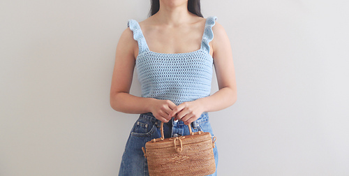 Ava Ruffle Tank Top